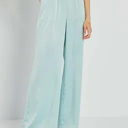 KIABI Women Wide Leg Satin Trouser-image-60