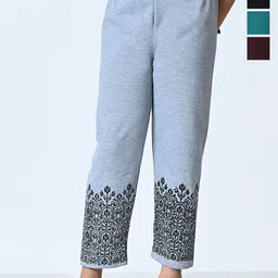 BAESD Girls Pack Of 4 Printed Regular Trousers image 1