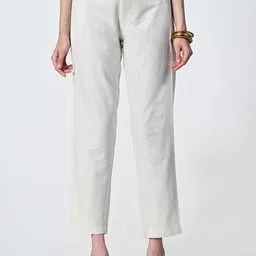 BAESD Women Smart Straight Fit Trousers-image-93