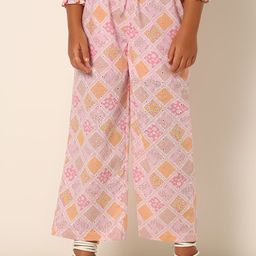 Vero Moda Girls Ethnic Motifs Printed Straight Fit Trousers-picture-9