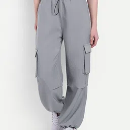 Next One Women Loose Fit Parachute Trousers-picture-32