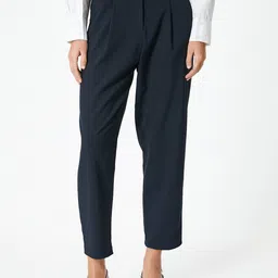 Koton Women High-Rise Trousers-image-12