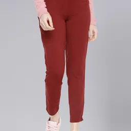 Dollar Missy Women Mid-Rise Relaxed Tapered Fit Wrinkle Free Trousers-picture-18