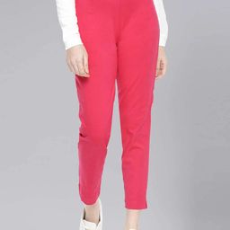Dollar Missy Women Mid-Rise Cigarette Trousers-picture-0