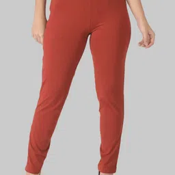 Dollar Missy Women Mid-Rise Relaxed Wrinkle Free Trousers-image-75