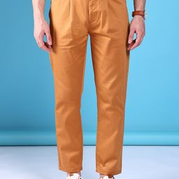 The Indian Garage Co Men Slim Fit Cotton Trousers-picture-47