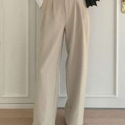 Next One Women Smart Loose Fit High-Rise Easy Wash Pleated Trousers-picture-29