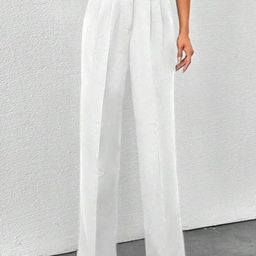 Next One Women Smart Loose Fit High-Rise Korean Pants Trousers-picture-4