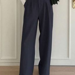 Next One Women Smart Loose Fit High-Rise Easy Wash Pleated Trousers-picture-5