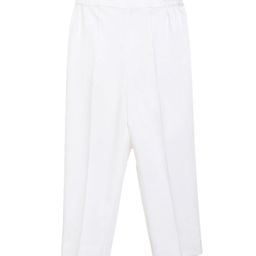 Tiber Taber Boys White Pleated Trousers-picture-4