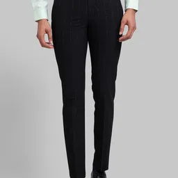 Park Avenue Men Mid Rise Checked Slim Fit Formal Trouser-picture-34