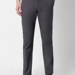 Peter England Casuals Men Slim Fit Mid Rise Trousers-image-71