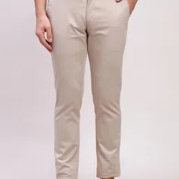 ColorPlus Men Mid-Rise Slim Fit Trousers-image-84