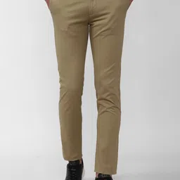 Peter England Casuals Men Mid-Rise Slim Fit Trousers-image-58