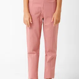 KATE & OSCAR Girls Pink Solid Trousers-picture-20