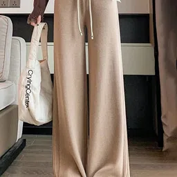 LULU & SKY Women Mid-Rise Parallel Trousers-picture-0