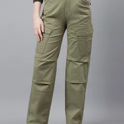 Woodland Women Mid Rise Cargos-image-19