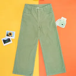 Pantaloons Junior Girls Cotton Corduroy Trousers-image-45