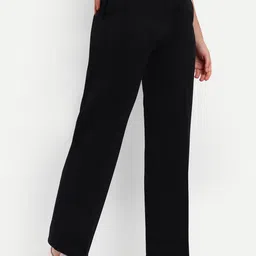 Next One Women Smart Straight Fit High-Rise Easy Wash Trousers-image-92