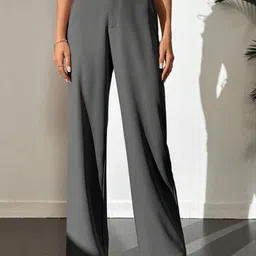 Next One Women Smart Loose Fit High-Rise Easy Wash Trousers-picture-26