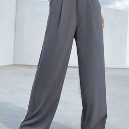 Next One Women Smart Loose Fit High-Rise Easy Wash Parallel Trousers-picture-11