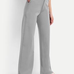 Next One Women Smart Loose Fit High-Rise Easy Wash Parallel Trousers-picture-3