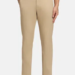 Blackberrys Men Slim Fit Mid-Rise B-95 Easy Wash Formal Trousers-image-22