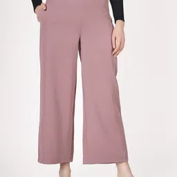 angloindu Women Smart Easy Wash Parallel Trouser-image-54
