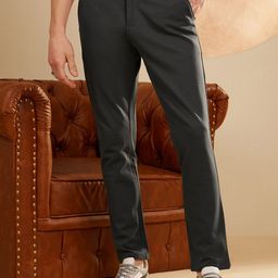 DENNISON Men Smart Tapered Fit Easy Wash 4-Way Lycra Trouser-picture-36