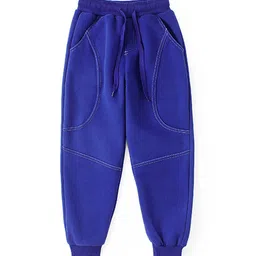 StyleCast Boys Blue Mid Rise Cotton Joggers-image-73