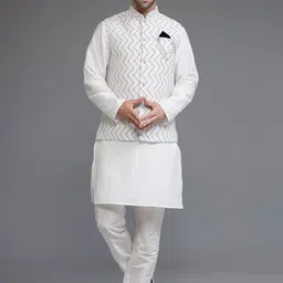 Utsav Fashion Men Regular Kurta with Trousers image 1