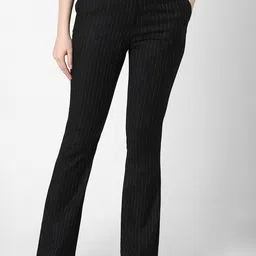 Van Heusen Woman Striped Bootcut Trousers-image-10
