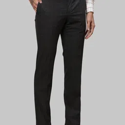 Raymond Men Checked Slim Fit Trousers image 2