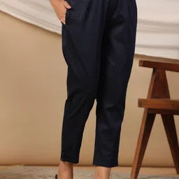 Juniper Women Comfort Slim Fit Plain Cigarette Trousers image 2