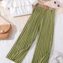 INCLUD Girls Top with Trousers image 2