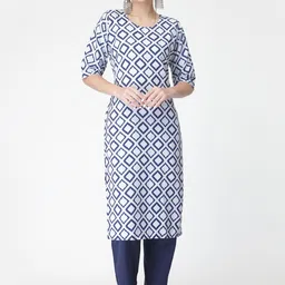 7Threads A Selection of 2 Printed Regular Straight Kurta With Trousers image 2