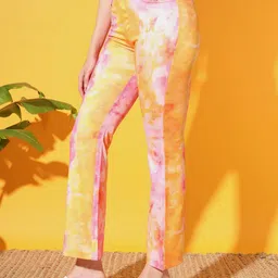 BAESD Women Tie & Dye Original Regular Fit Regular Trousers image 3