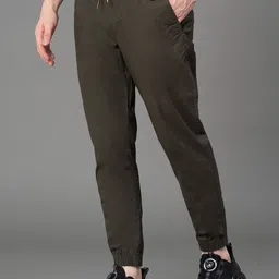 Red Tape Men Regular Fit Regular Fit Joggers Trousers image 5