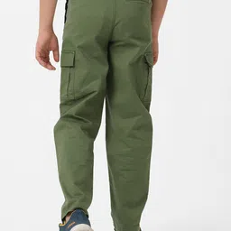 KATE & OSCAR Boys Smart Mid Rise Cotton Cargo Trouser image 4