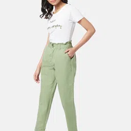 Honey by Pantaloons Women High-Rise Trousers image 4