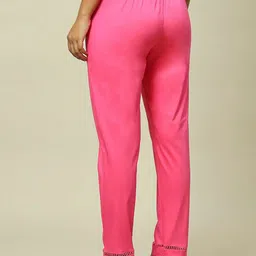 Rangriti Women Relaxed Straight Leg Straight Fit Trousers image 4