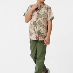 KATE & OSCAR Boys Smart Mid Rise Cotton Cargo Trouser image 5