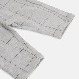 Chicco Boys Checked Relaxed Mid-Rise Easy Wash Trousers image 4