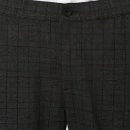 Celio Men Checked Slim Fit Mid-Rise Trouser image 3