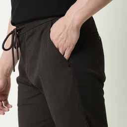 RARE RABBIT Men Brown Slim Fit Trousers image 5