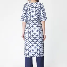 7Threads A Selection of 2 Printed Regular Straight Kurta With Trousers image 4