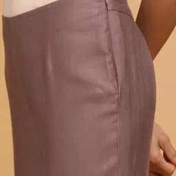 folk song W The Folksong Collection Women Brown Slim Fit Ethnic Trousers image 4