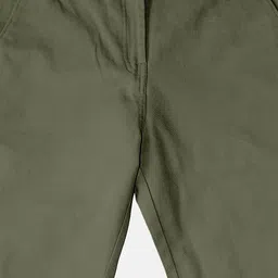 KiddoPanti Boys Pack Of 2 Mid Rise Plain Cotton Chinos Trousers image 2