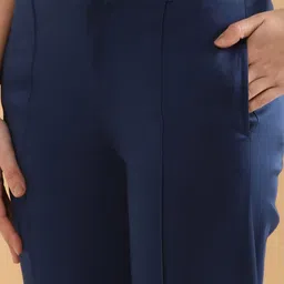 elleven Women Mid-Rise Slim Fit Regular Trouser image 3