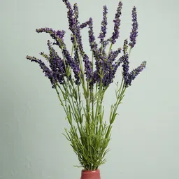 Pure Home and Living Purple Faux Lavender Plant Without Pot-picture-29